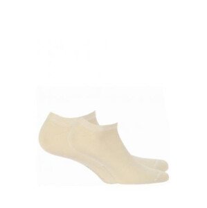 Hladké dámske bambusové ponožky so silikónom bílá 39/42
