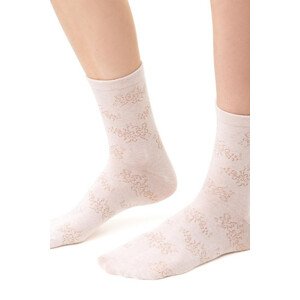 Dámské vzorované ponožky model 15021211 - Steven SVĚTLE BÉŽOVÁ 38-40