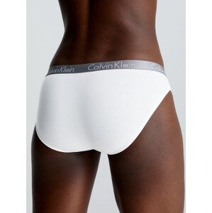 Dámske nohavičky Bikini Briefs Radiant Cotton 000QD3540E100 biela - Calvin Klein S