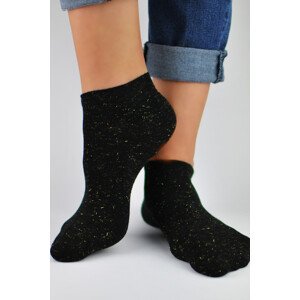 Dámske ponožky s lurexom ST022 černá 35-38