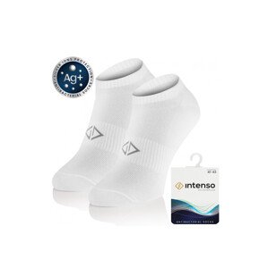 Dámske aj pánske ponožky Intenso 0624 Silverplus 35-46 bílá 35-37