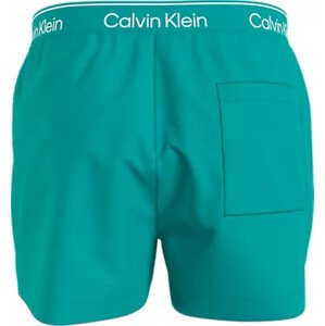 Pánské plavky Tkaný spodní díl SHORT DRAWSTRING KM0KM01007LJY - Calvin Klein
