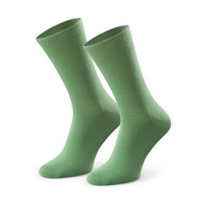 Tenké hladké pánske ponožky k obleku 056 SVĚTLE ZELENÁ 45-47