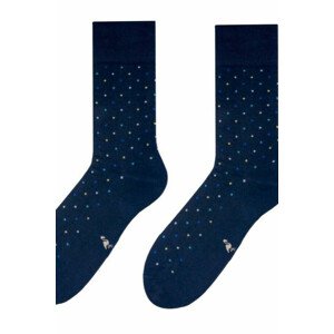 Ponožky k obleku - so vzorom 056 JEANS 45-47