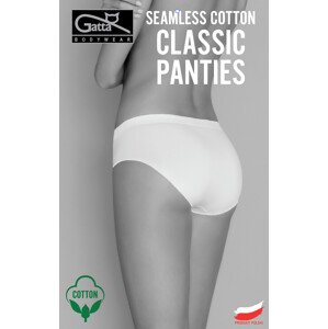 Nohavičky Gatta Seamless Cotton Classic Panties 41635 bílá/bílá L