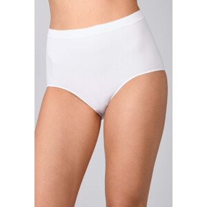 Nohavičky s vysokým pásom bezšvíkové Culotte maxxi Intimidea Farba: Bílá, velikost L/XL