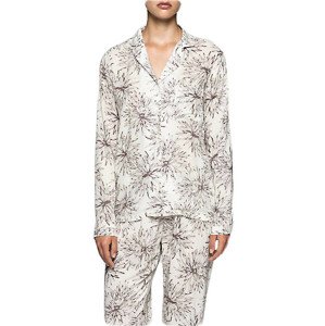 Dámske pyžamo vrch.diel QS1678E - Calvin Klein L šedá-leopard