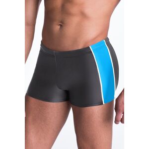 Pánske plavky boxerky Hector sivomodré modrá XL