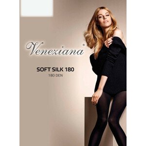 Dámske pančuchové nohavice Veneziana Soft Silk 180 deň nero/černá 2-S