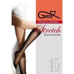 Dámske podkolienky Gatta Stretch A'2 grafit/dek.šedá Univerzální