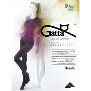 Pančuchové nohavice Gatta Rosalia 60 den 2-4 grafit/dek.šedá 2-S