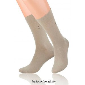 Pánske ponožky k obleku Steven art.056 Hnědá 39-41