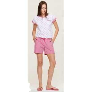 Dámske pyžamo FA6416PB Noidinotte XS ružovo / biela