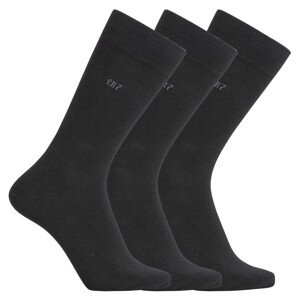 Ponožky vysoké 3 páry 8170-80-900 čierna - CR7 40/46 černá (900)