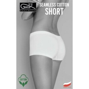 Dámske nohavičky SEAMLESS COTTON SHORTS - GATTA bodywear bílá S