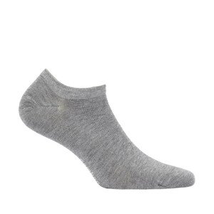 Pánske členkové ponožky BAMBOO so silikónom WHITE 39/42