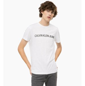 Pánske tričko OU34 biela - Calvin Klein M bílá