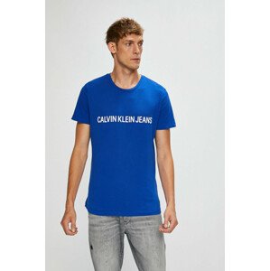 Pánske tričko OU37 modrá - Calvin Klein L modrá