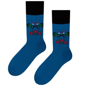Pánske ponožky folk 056 Modrá 45-47