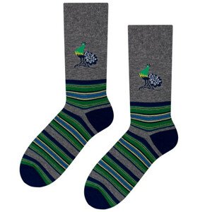 Pánske ponožky folk 056 šedá 45-47