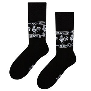Pánske ponožky folk 056 černá 45-47