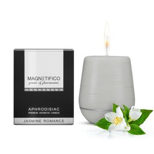 Afrodiziakálne vonná sviečka Magnetifico Aphrodisiac Candle Jasmine Romance - Valavani UNI šedá