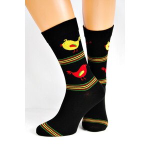 Pánske ponožky Regina Socks 7844 Avangarda Sliepky černá 35-38