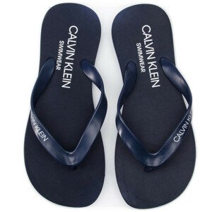 Plážové žabky Flip-Flops Sandals KM0KM00341 - Calvin Klein 43/44 tmavo modrá