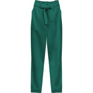 Zelené nohavice chino s pásikom (295ART) zielony XS (34)