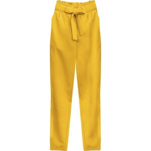 Žlté nohavice chino s pásikom (295ART) żółty XS (34)