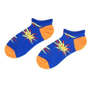 Dámske ponožky BAMBUS Palmy zelená 35-37