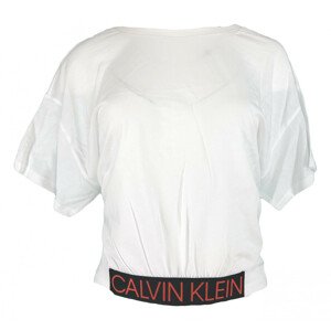 Dámske tričko s krátkym rukávom KW0KW00726 biela - Calvin Klein L