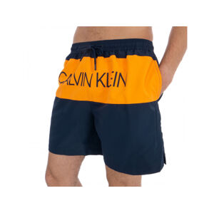 Pánske plavky KW0KM00303 - 445 - Calvin Klein tm.modrá XL