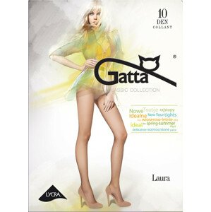 Dámske pančuchové nohavice Gatta Laura 10 deň 5-XL daino / odc.béžová 5-XL