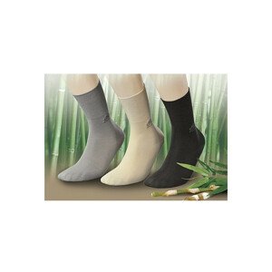 Zdravotné ponožky JJW Deo Med / Bamboo popelavě šedá 35-38