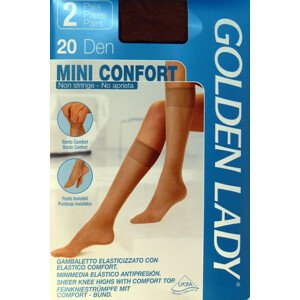 Dámske podkolienky | Golden Lady | Mini Confort 20 deň A`2 meloun/odd.béžová 3/4-M/L