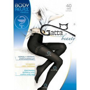 Dámske pančuchové nohavice Gatta Body Relax Medica 40 deň 2-4 golden/odd.béžová 3-M