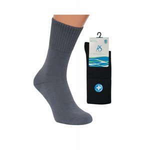 Pánske ponožky Regina Socks Purista Antybakteriální Froté tmavě modrá/modrá 43-46