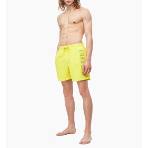 Pánske plavecké šortky KM0KM00381-ZAM žltá - Calvin Klein L žltá