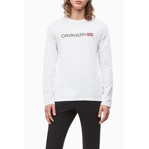 Pánske tričko NM1705E-100 biela - Calvin Klein biela XL