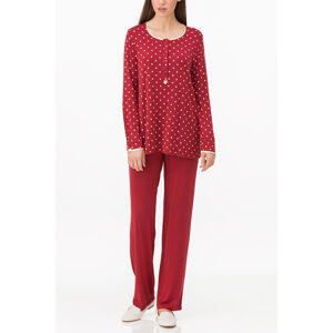 Dámske pyžamo 11161-316 červená - Vamp červená XL
