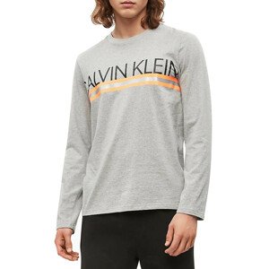 Pánske tričko NM1772E-080 šedá - Calvin Klein S šedá
