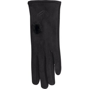 Dámske rukavice R-148 čierna - Yoclub 24 cm čierna