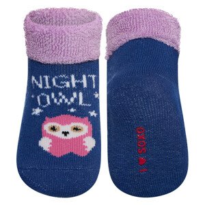 Ponožky SOXO "NIGHT OWL" tmavo modrá 16-18