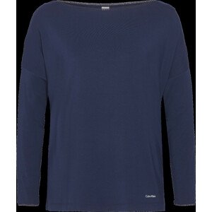 Dámske tričko na spanie QS6264E-2VZ tmavomodrá - Calvin Klein M tmavě modrá
