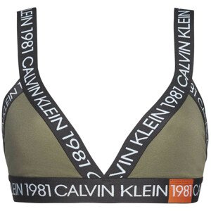 Podprsenka bez kostice QF5447E-7GV khaki - Calvin Klein XS khaki