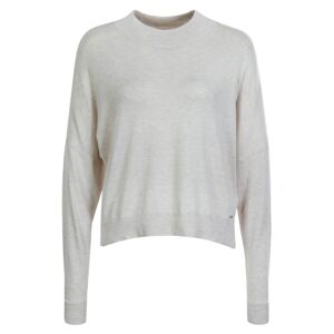 Dámske tričko na spanie QS6275E-WFU béžová - Calvin Klein béžová M