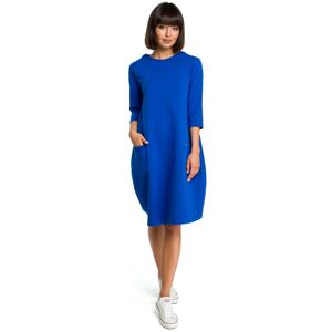 Dámske šaty B083 - BEwear kráľovská modrá XL
