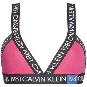 Podprsenka bez kostice QF5447E-8ZK růžovočierna Calvin Klein XS ružovo / čierna
