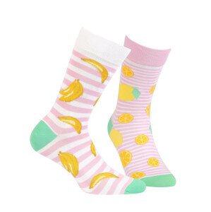 Vzorované ponožky FUNKY pearlpink 35-38